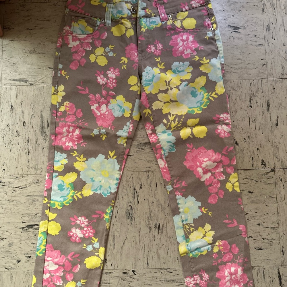 Bebe Floral Women's Jeans